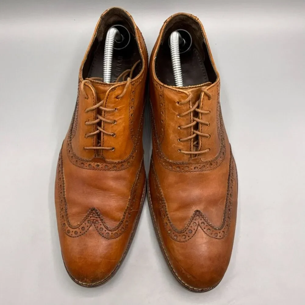 Cole Haan Wingtip Leather Lace up Dress Shoes Men's Size 10.5 M